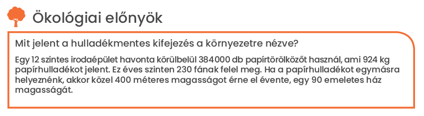 ökológiai előnyök